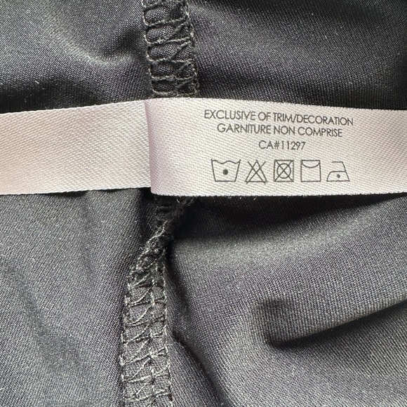 LA VIE EN ROSE BLACK LACE OVERLAY NIGHTIE SLIP-ON LINGERIE SIZE S - Picture 13 of 14